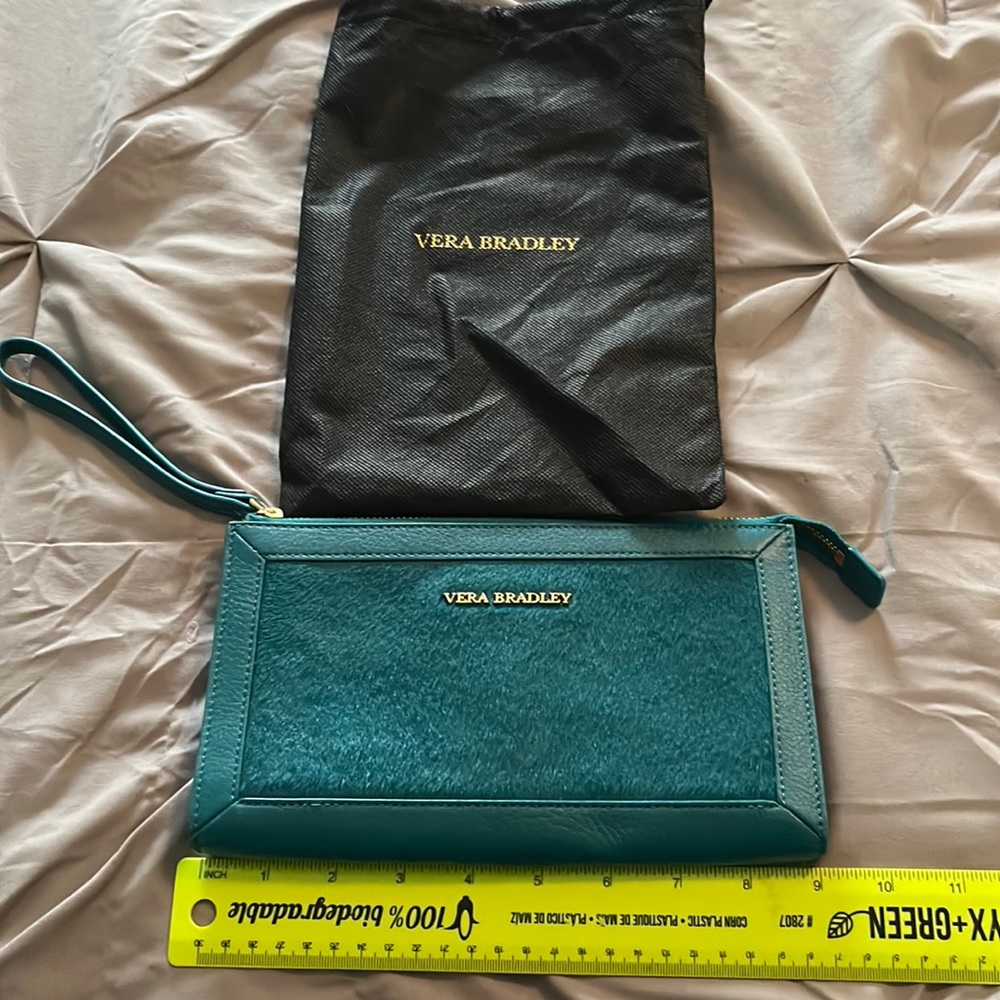 Vera Bradley Calf hair wristlet